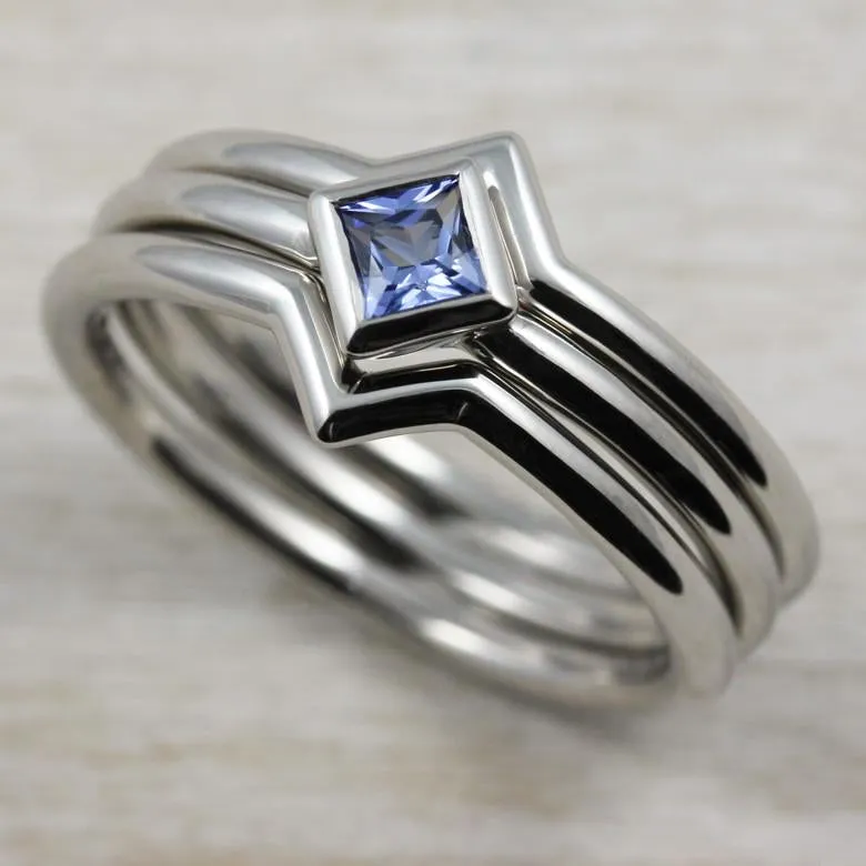 . Lab-grown Blue Sapphire