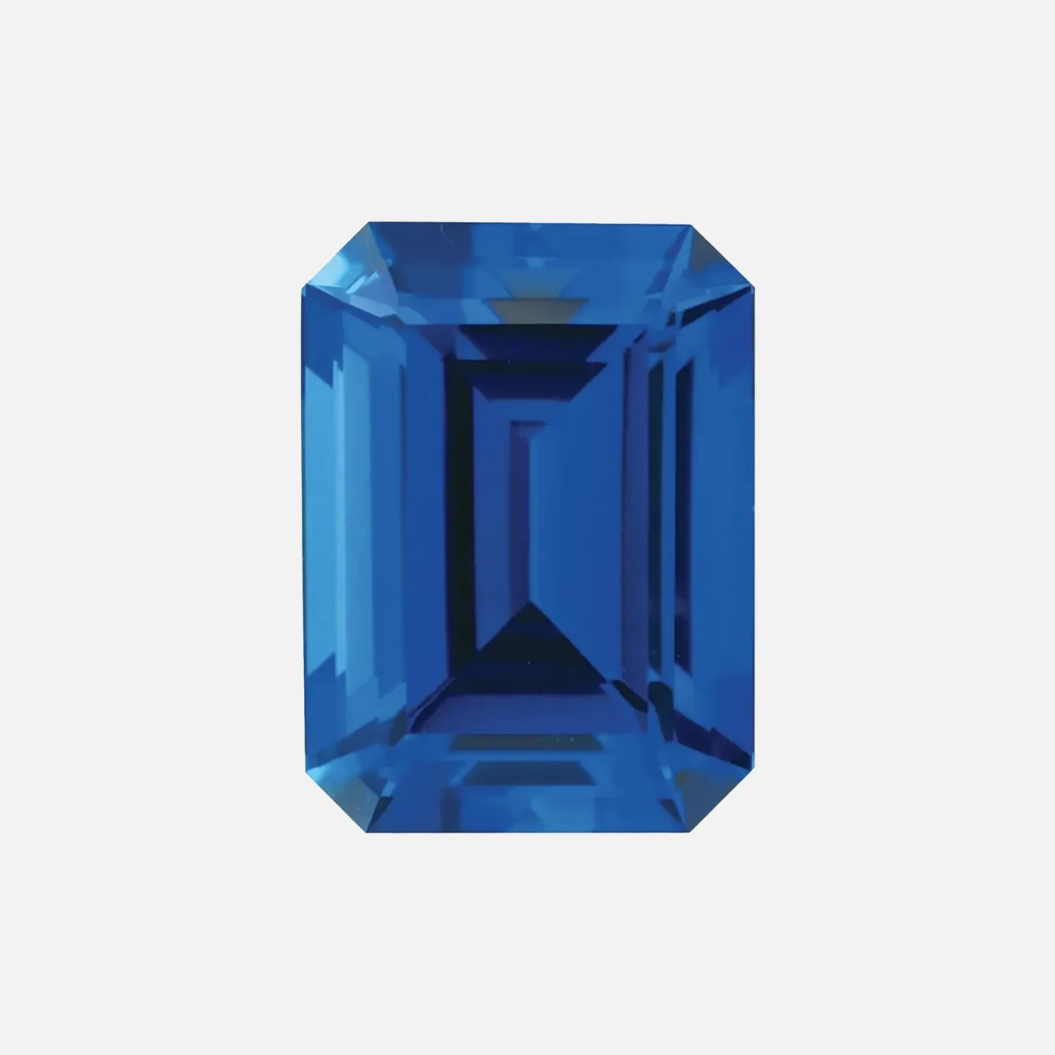 . Lab-grown Blue Sapphire