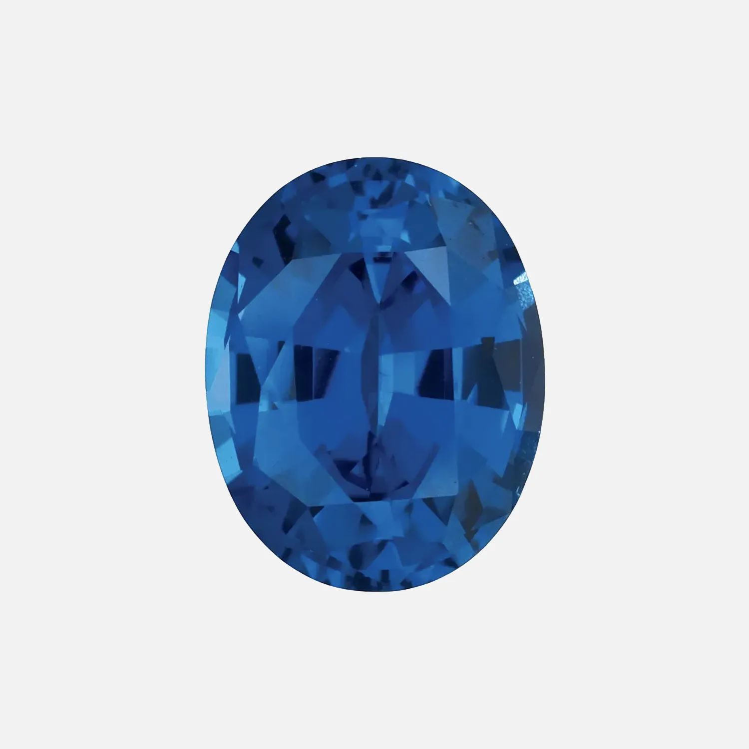 . Lab-grown Blue Sapphire