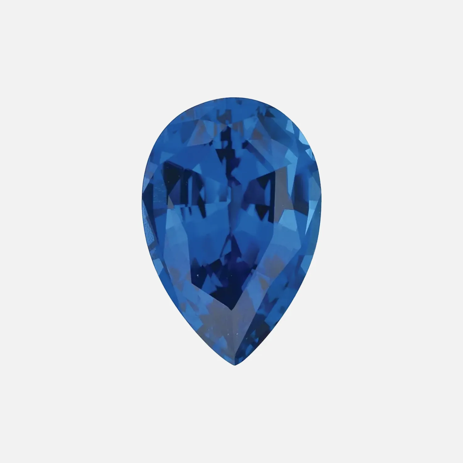 . Lab-grown Blue Sapphire