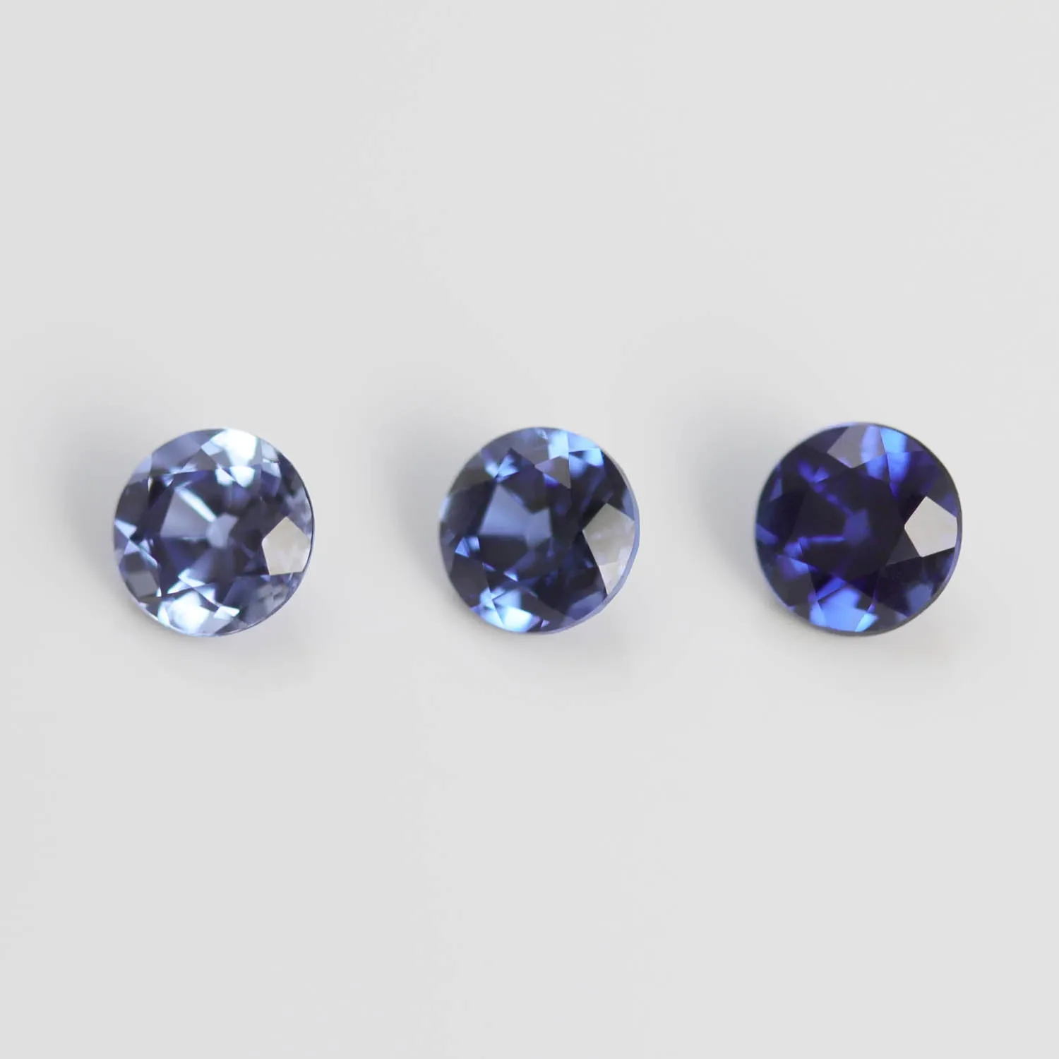 . Lab-grown Blue Sapphire