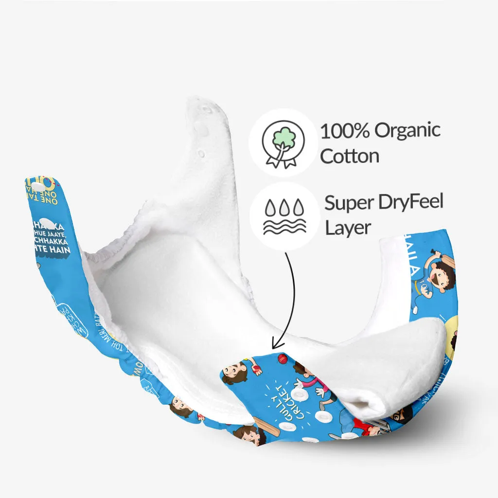 5 Freesize UNO Cloth Diaper + FREE Wipes - 40 Pack