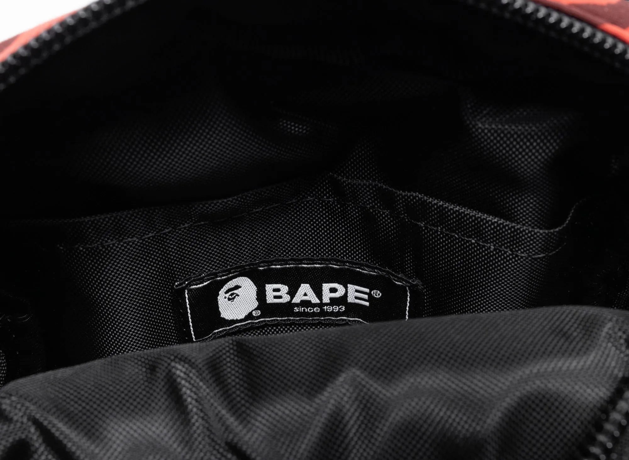 A Bathing Ape Color Camo Mini Shoulder Bag in Red