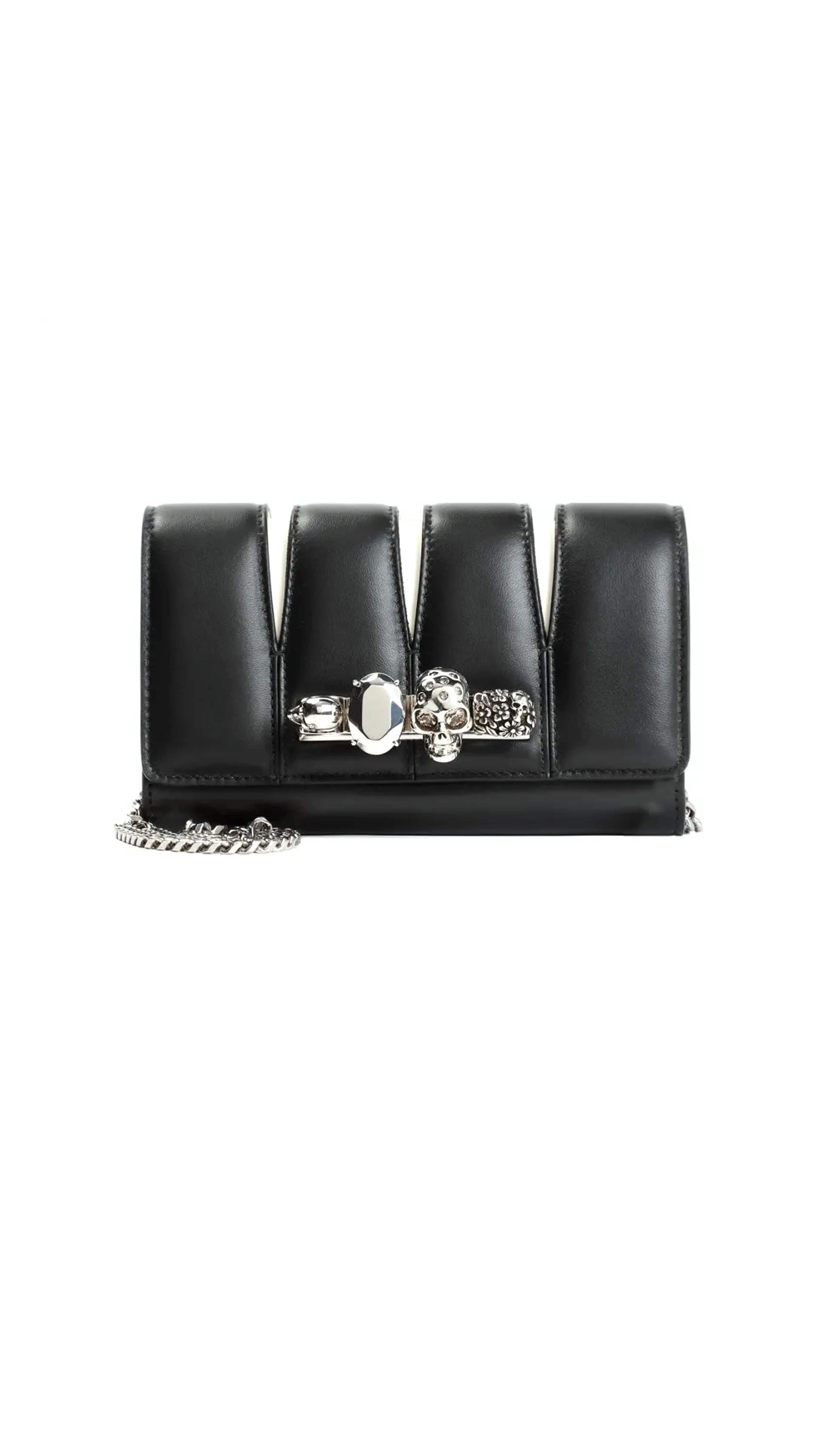 Alexander McQueen The Slush Chained Clutch Bag - Black