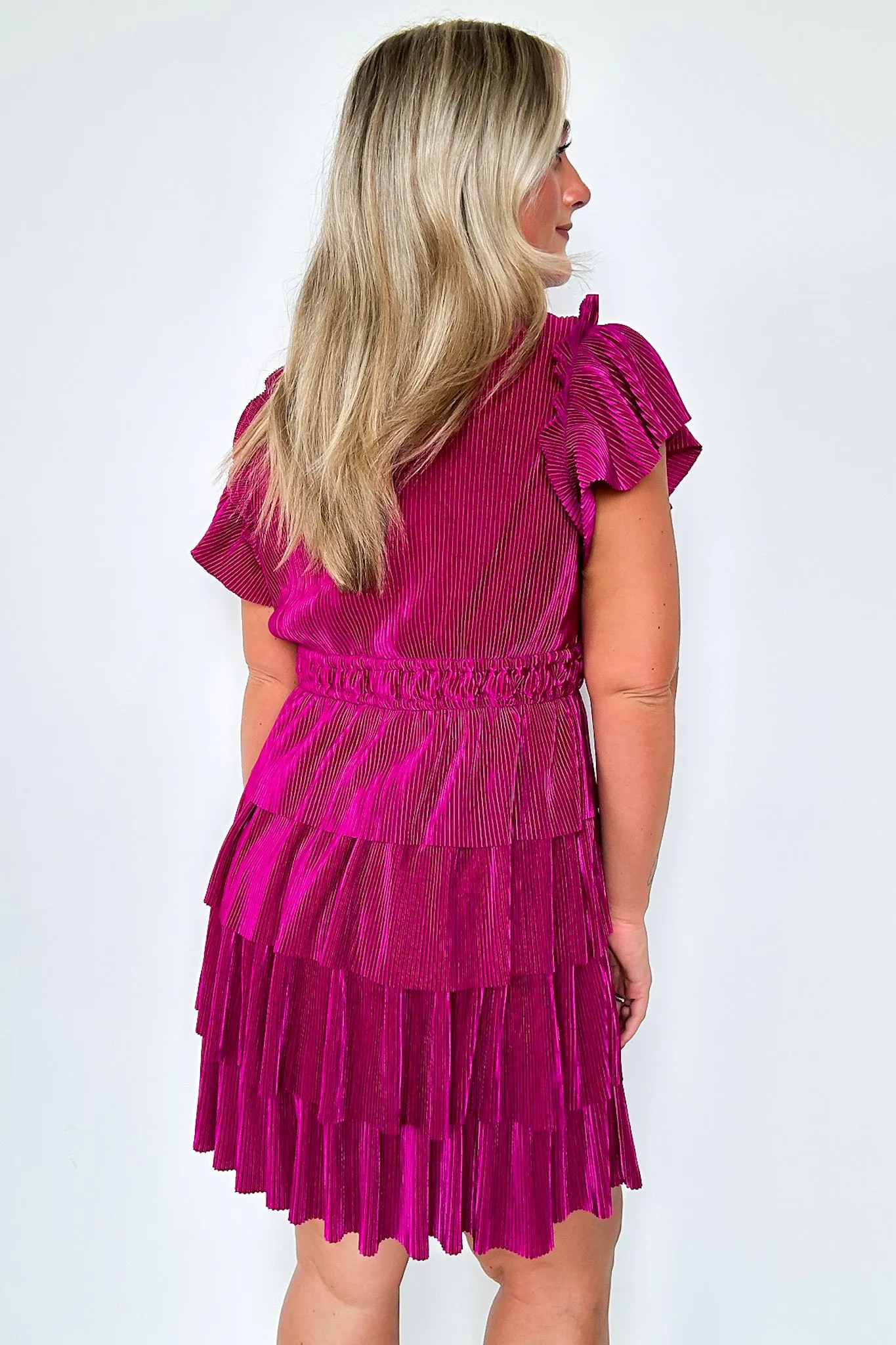 Amazing Evening Ruffle Tiered Dress