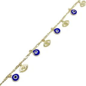 Anklet 18ktds of gold plated