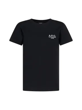 A.P.C. Logo Printed Crewneck T-Shirt