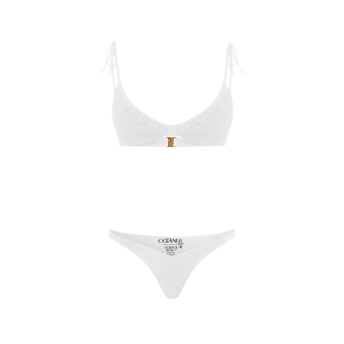 Ariel Hand Embroidered Underwire Bikini