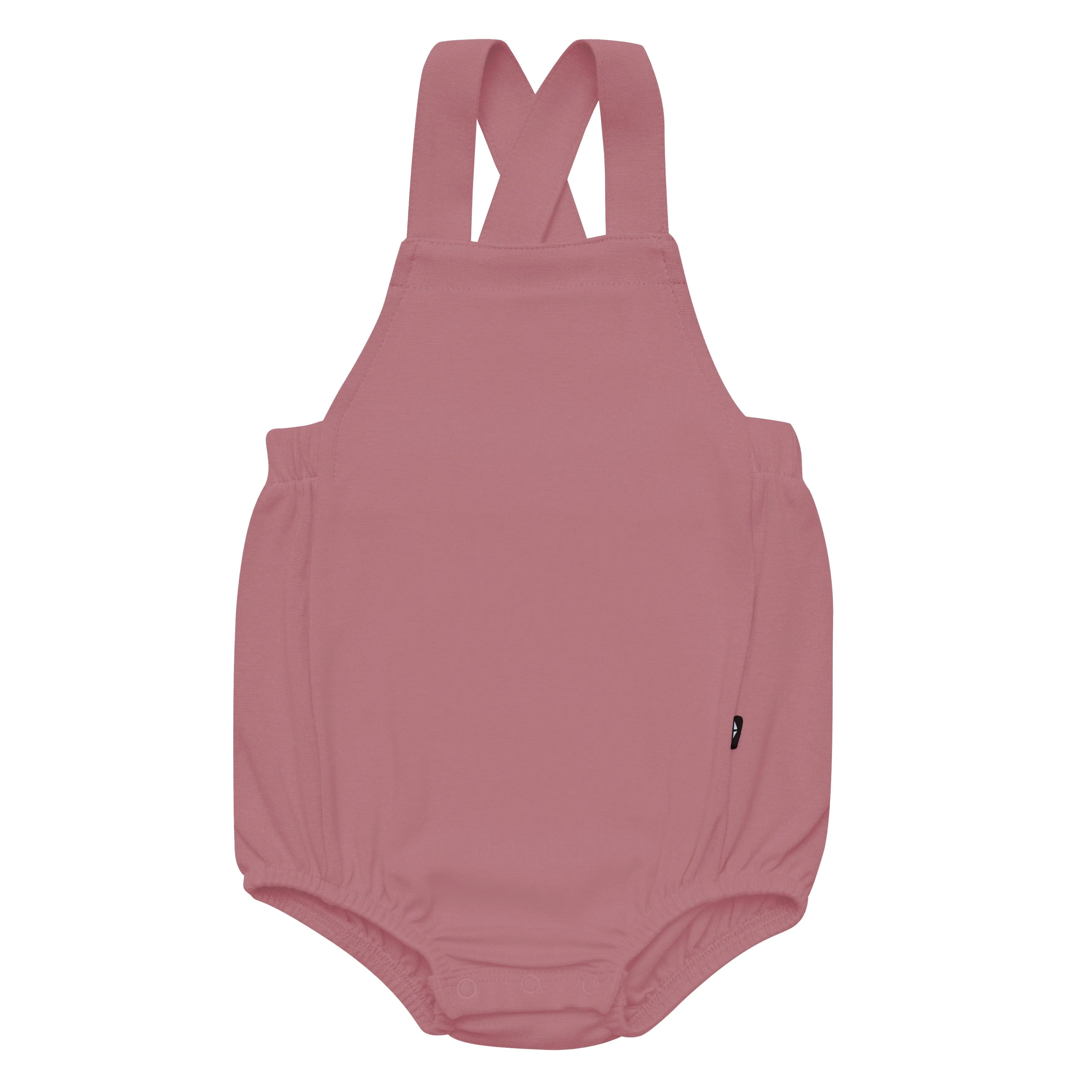 Bamboo Jersey Bubble Overall in Dusty Rose