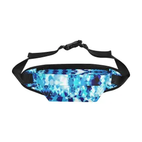 Blue Acid Wash Fanny Pack