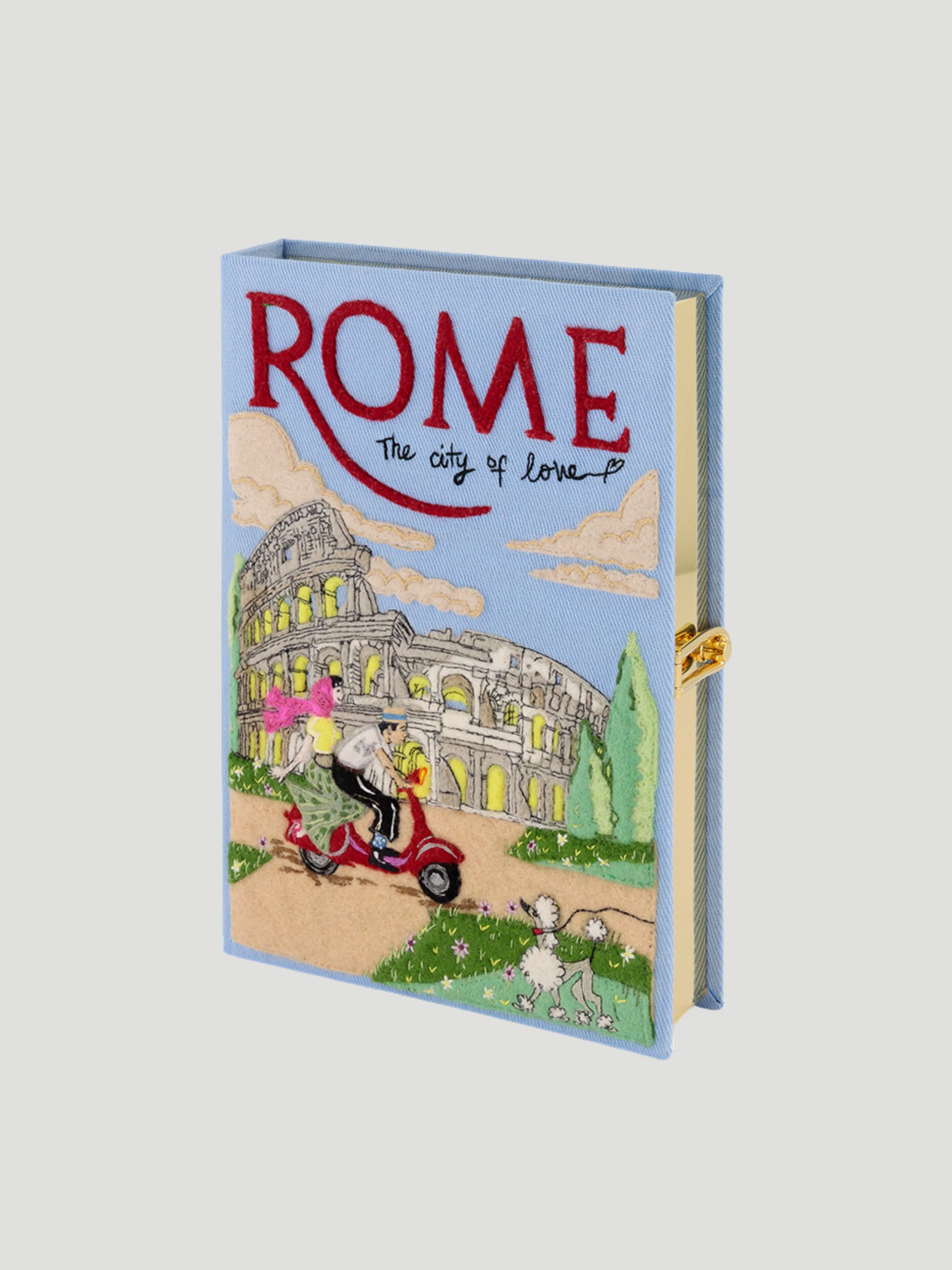 Blue Rome Book Clutch