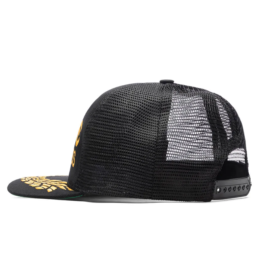 Canvas Supercross Trucker Hat - Black