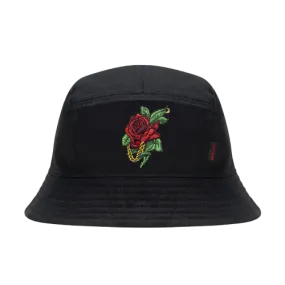 Cappello Pescatore Dolly Noire Rosa Bucket Hat Black