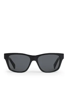 CELINE MONOCHROMS 05 SUNGLASSES IN BLACK ACETATE