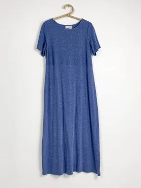 Cherokee Steel Blue Cotton T-Shirt Dress