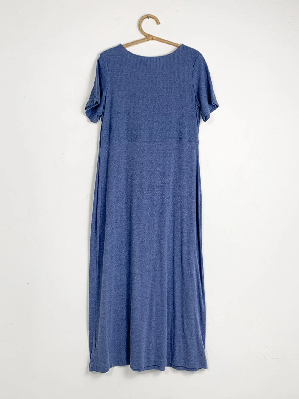 Cherokee Steel Blue Cotton T-Shirt Dress