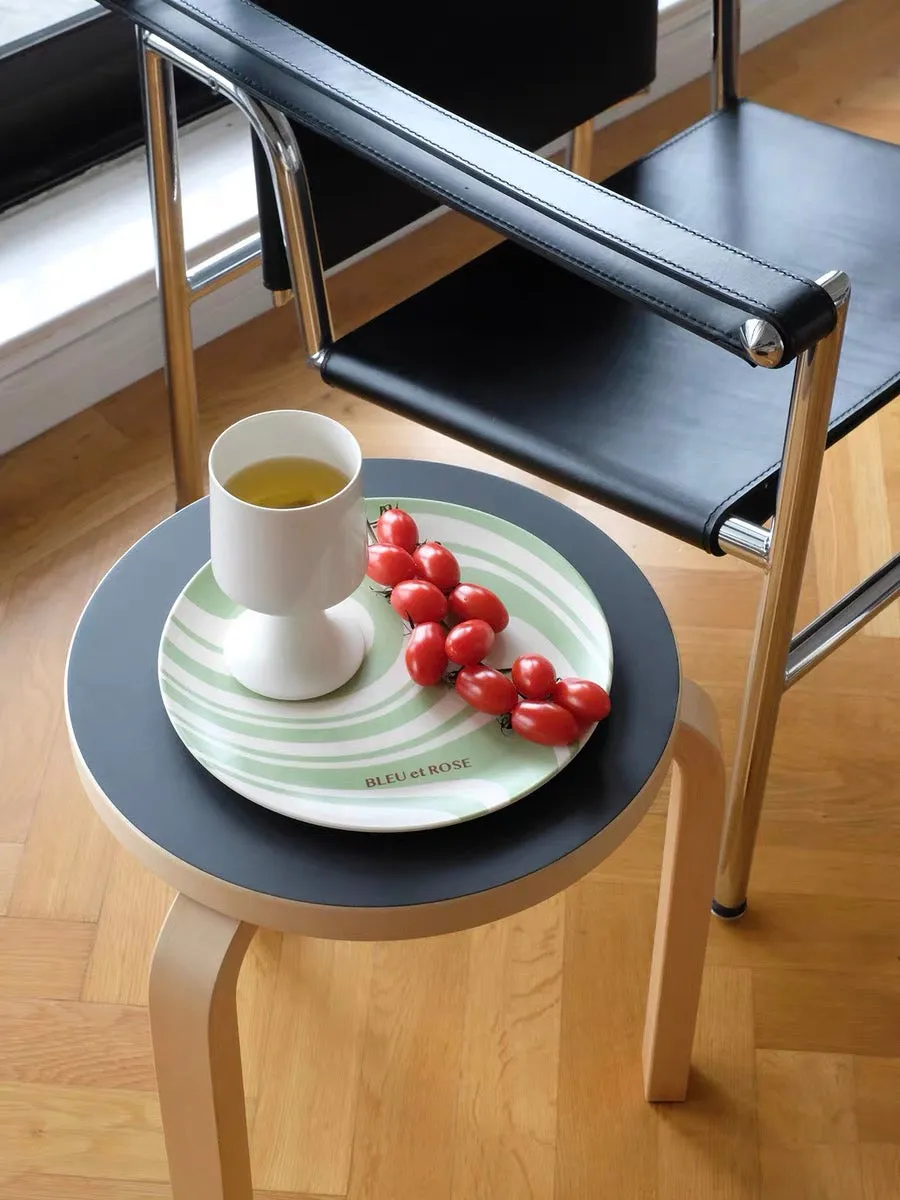 Colorful plates tableware eco friendly durable