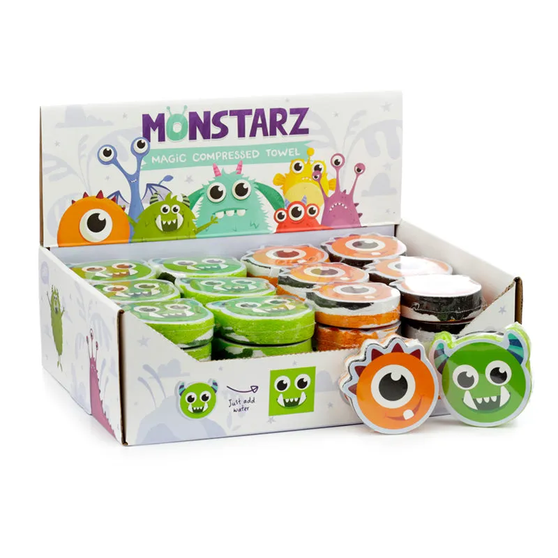 Compressed Travel Towel - Monster Monstarz CT01