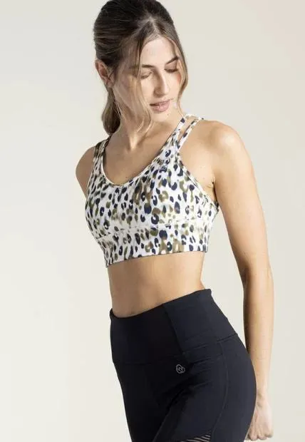 Crop Top Animal Print - Fitness - Yoga - Sportswear - Crossfit - Gym - by Bsoul