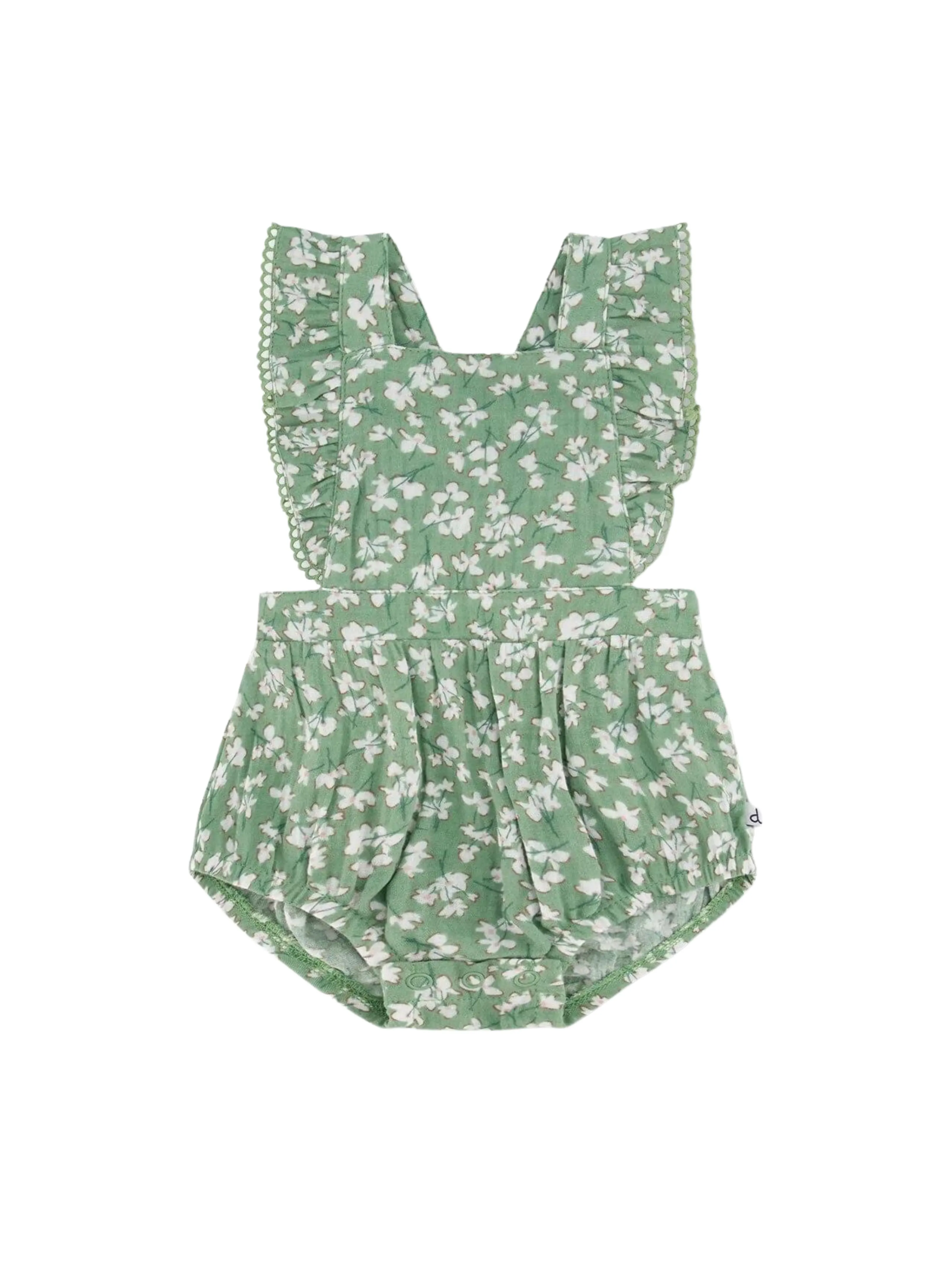 Ditsy Floral Muslin Romper