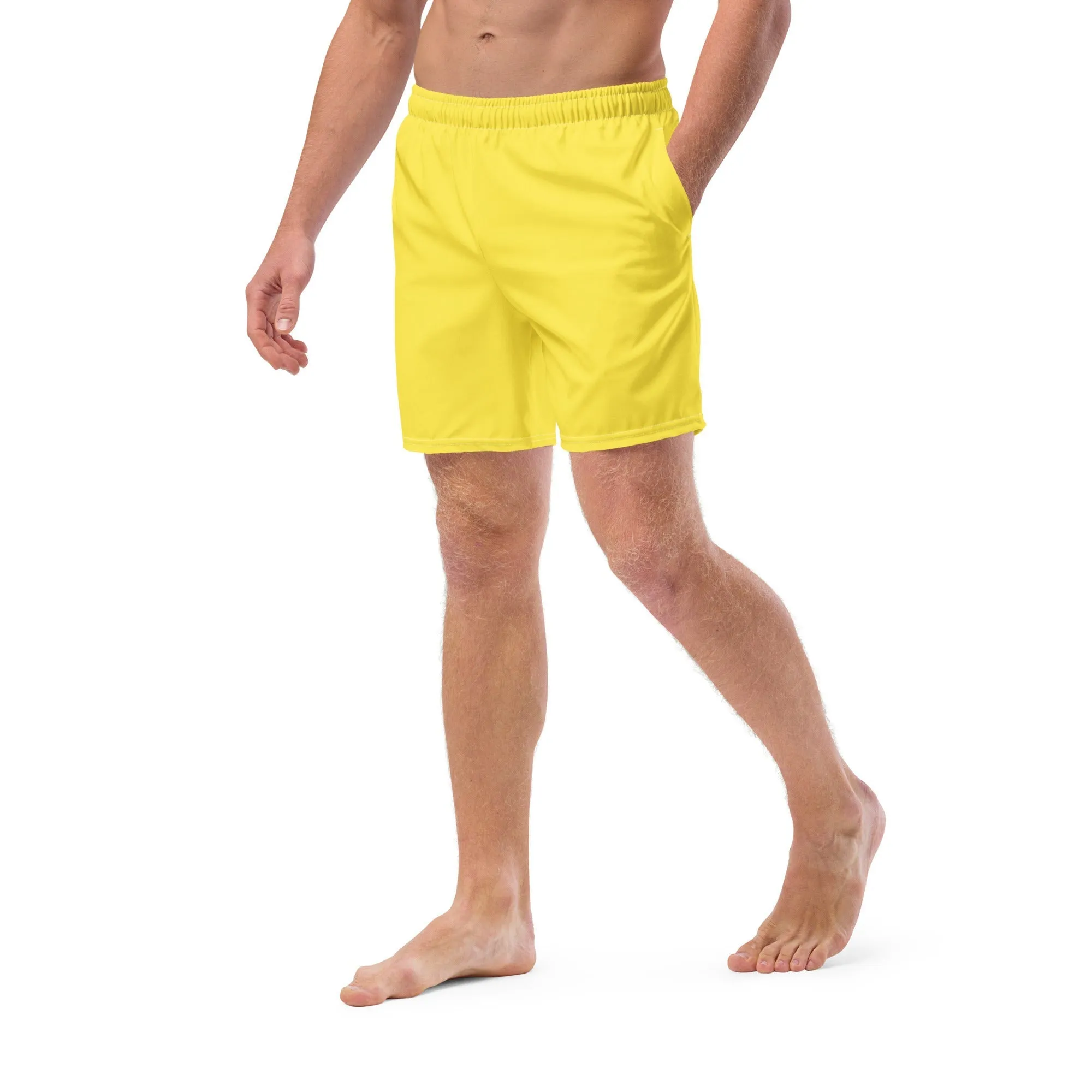 ECO MEN'S SWIM SHORTS |YELLOW DAISY