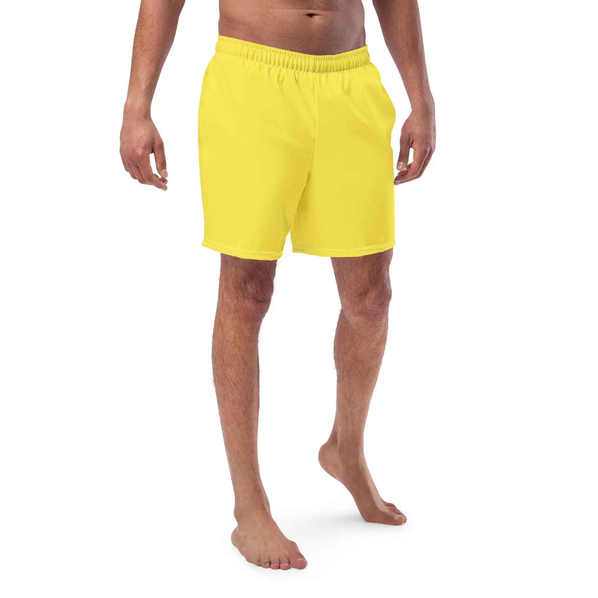 ECO MEN'S SWIM SHORTS |YELLOW DAISY