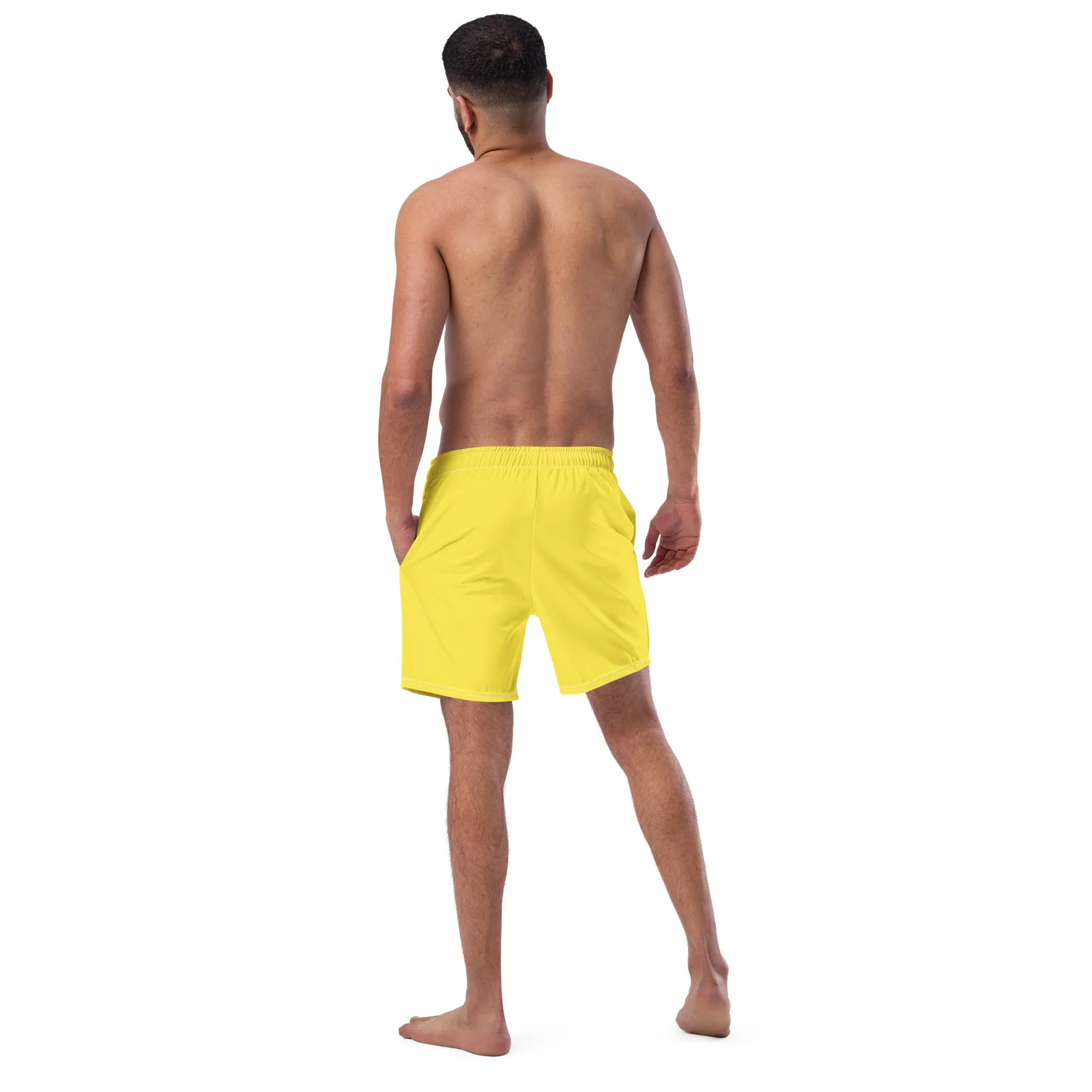 ECO MEN'S SWIM SHORTS |YELLOW DAISY