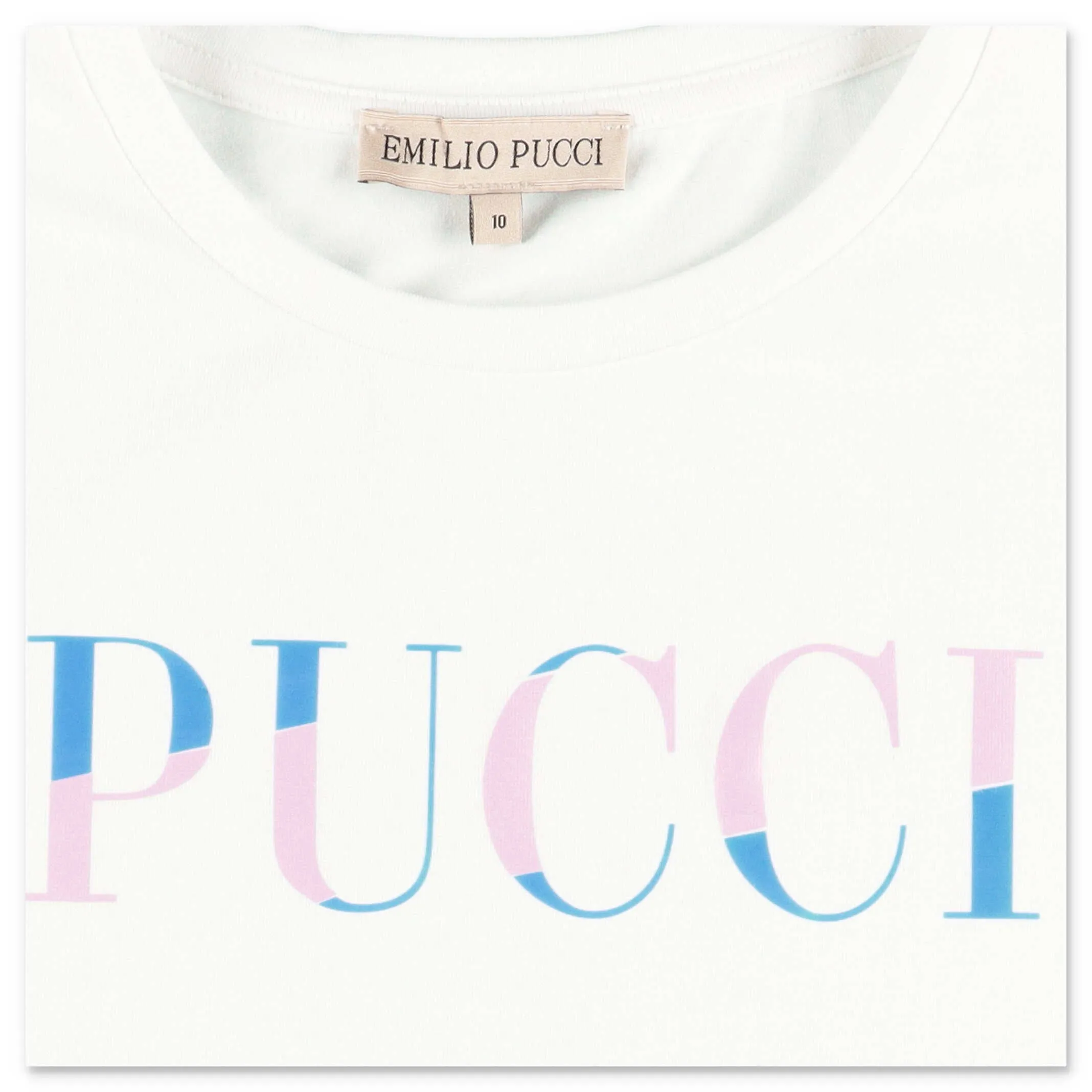 Emilio Pucci Junior Crewneck Short-Sleeved T-Shirt