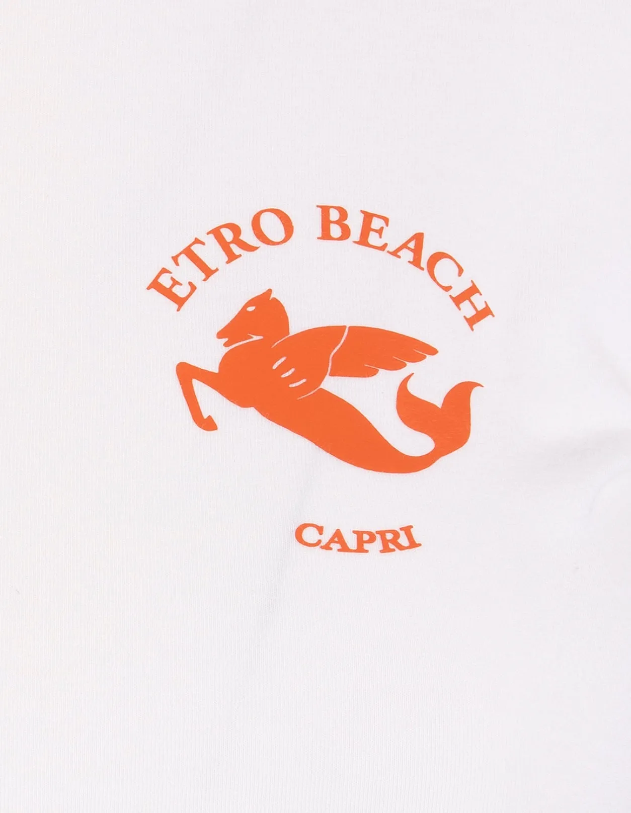 Etro Logo Printed Crewneck T-Shirt