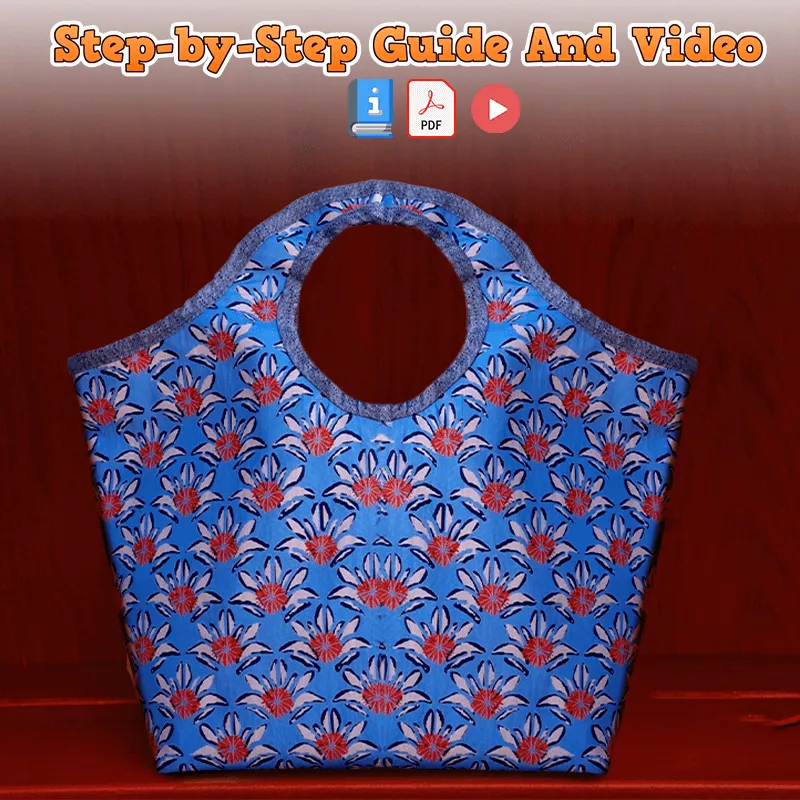 Fashion Handbag PDF Download Pattern (3 sizes included)