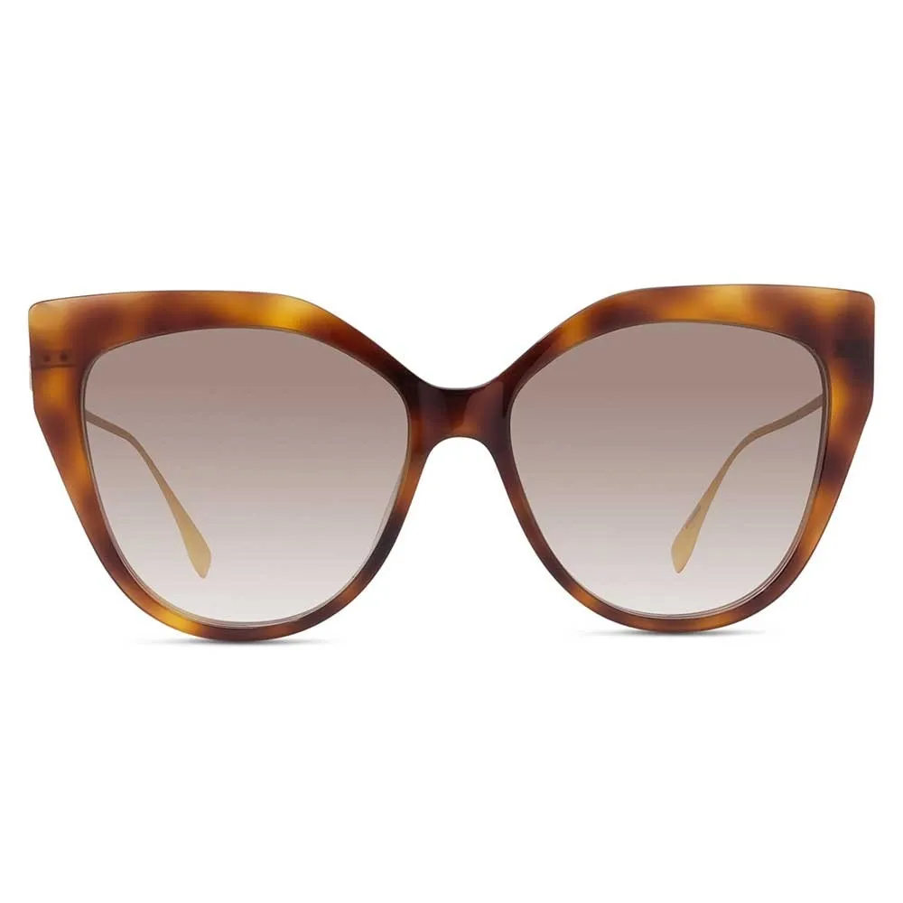 Fendi Eyewear Butterfly Frame Sunglasses