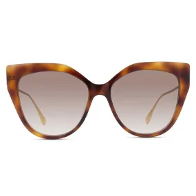 Fendi Eyewear Butterfly Frame Sunglasses