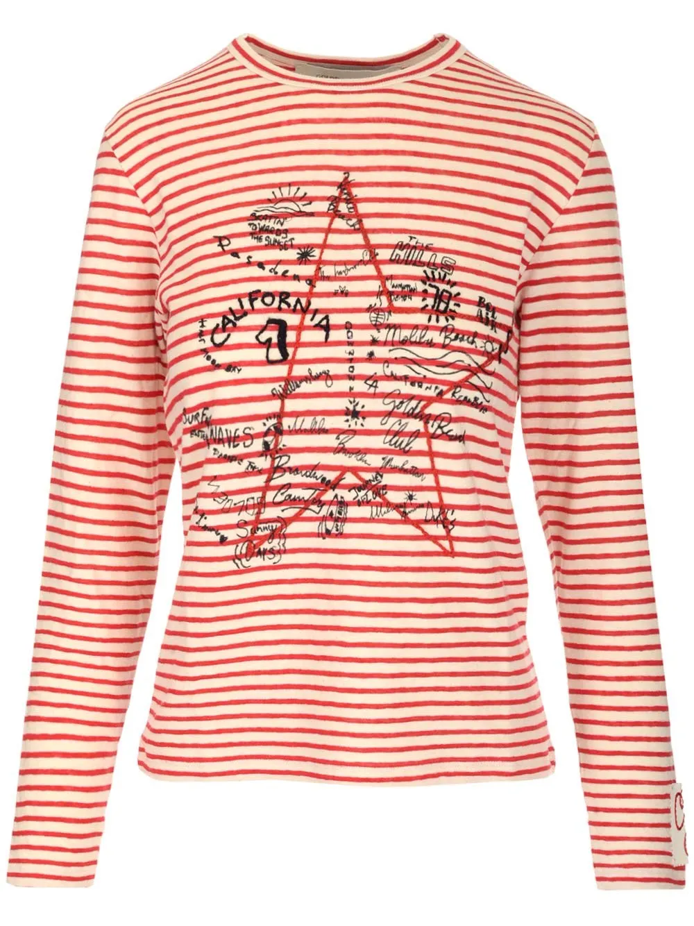 Golden Goose Deluxe Brand Long Sleeved Striped T-Shirt