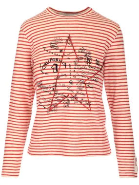 Golden Goose Deluxe Brand Long Sleeved Striped T-Shirt