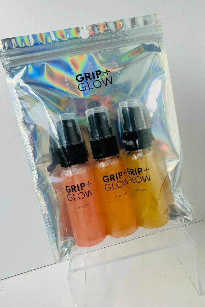 Grip + Glow Body Grip Trio Packs (3x30ml) - Juicy