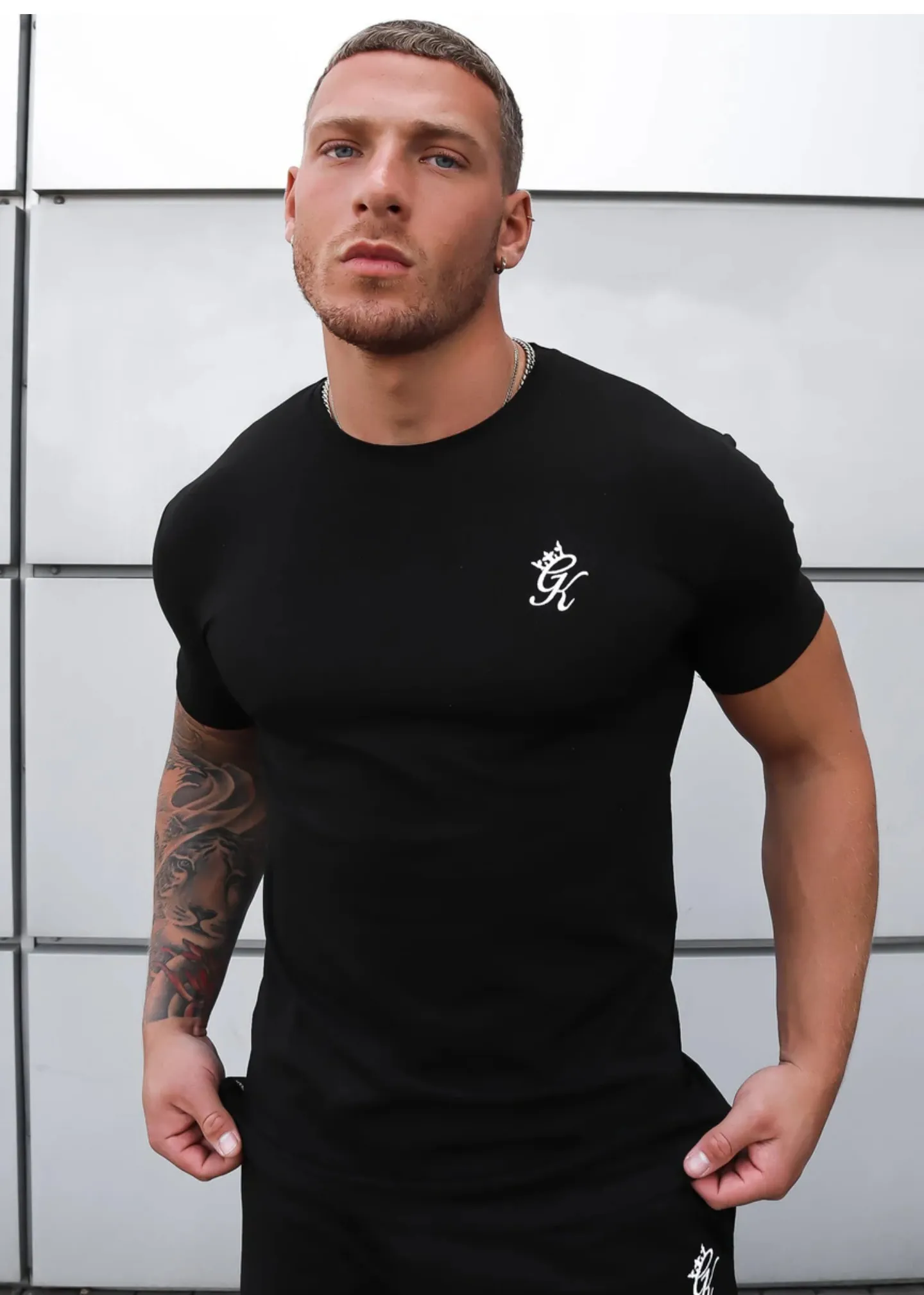 Gym King  |Street Style Short Sleeves Logo Workout T-Shirts