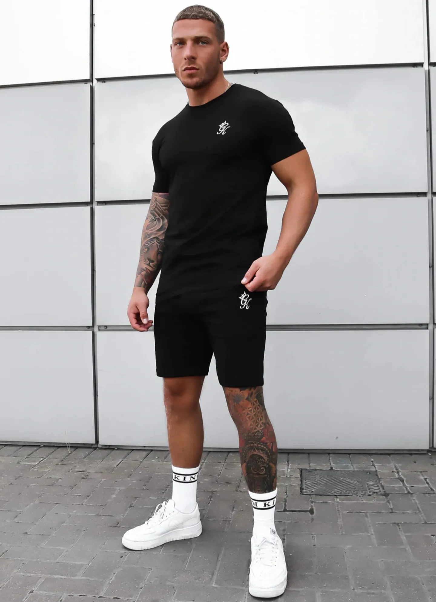 Gym King  |Street Style Short Sleeves Logo Workout T-Shirts