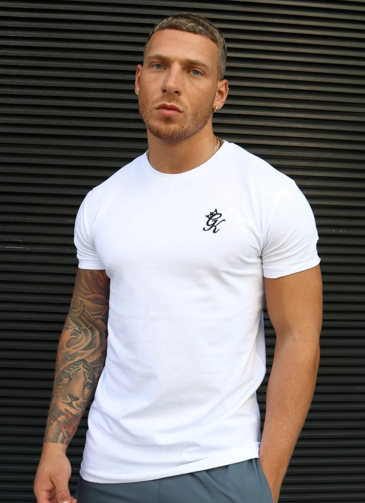 Gym King  |Street Style Short Sleeves Logo Workout T-Shirts