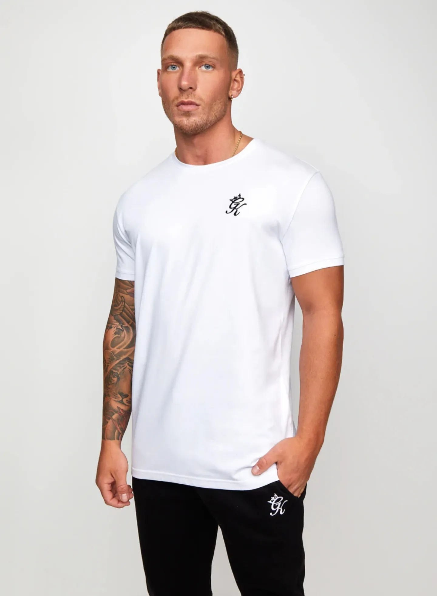 Gym King  |Street Style Short Sleeves Logo Workout T-Shirts