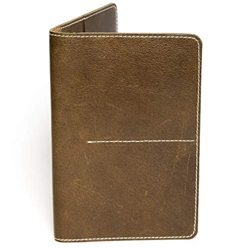 Hiller Leather Family Passport Holder/Business Card Holder/Money Purse for Men and Women (Writer)