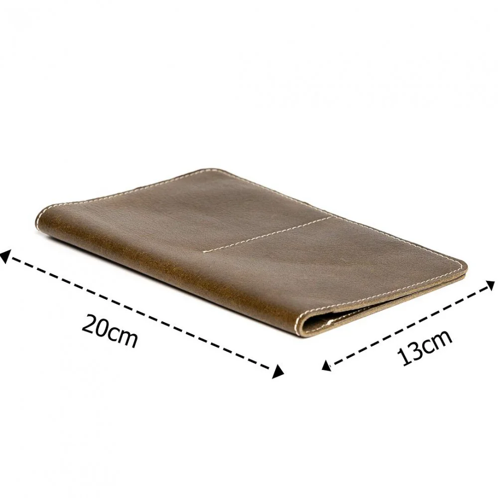 Hiller Leather Family Passport Holder/Business Card Holder/Money Purse for Men and Women (Writer)