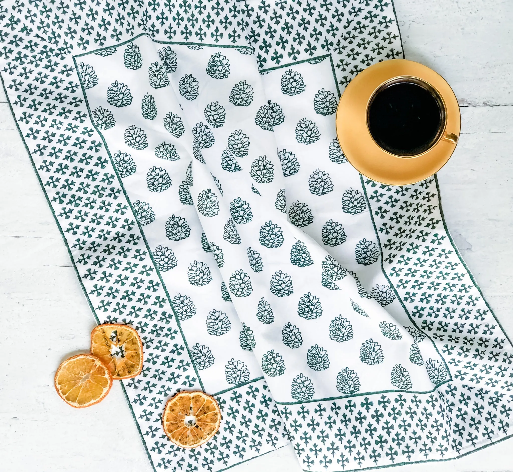 Juniper Block Print Napkins