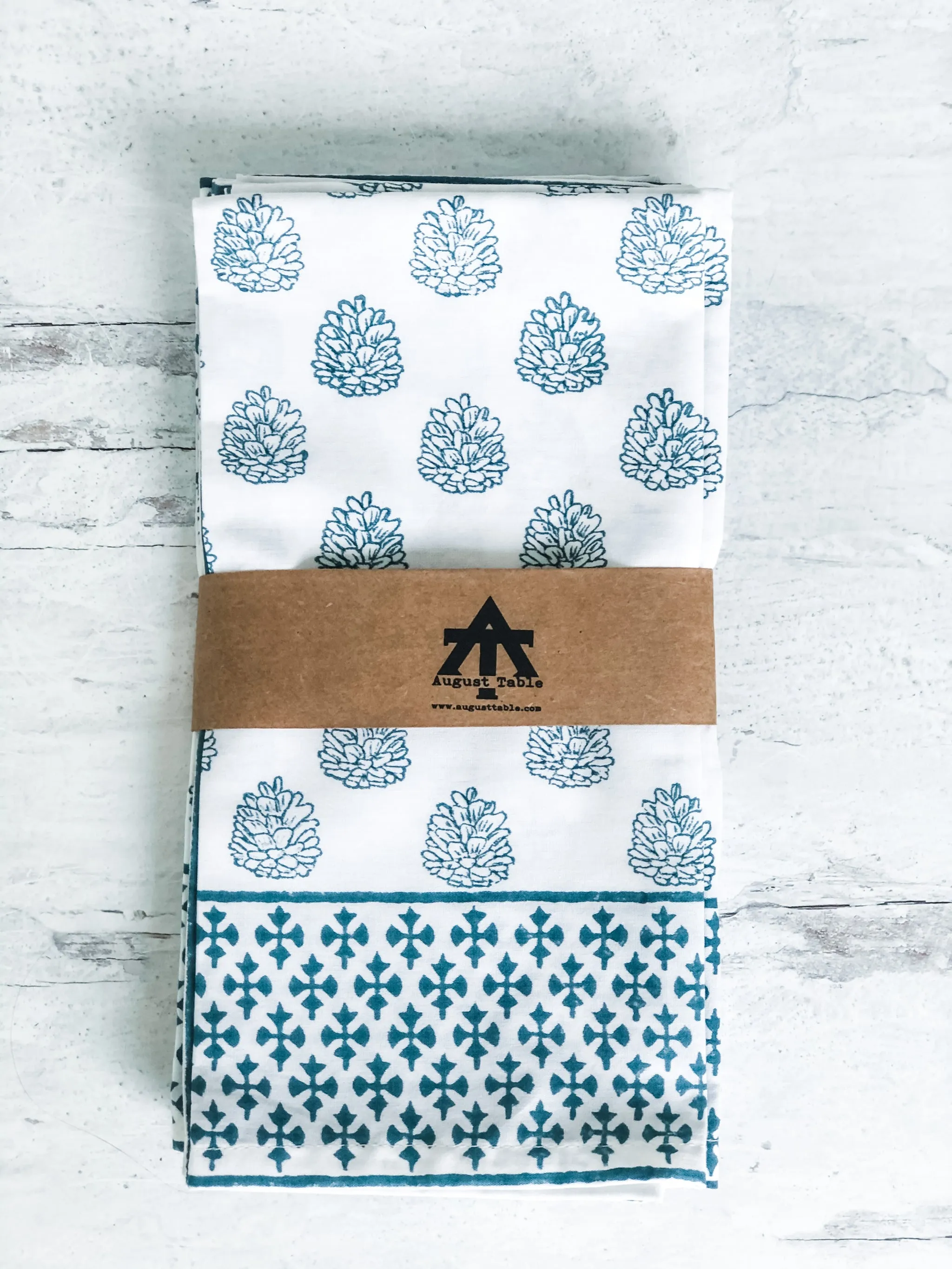 Juniper Block Print Napkins