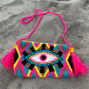 Kaleidoscopic Evil Eye Clutch