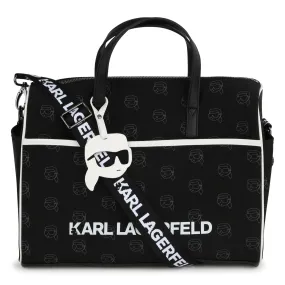 Karl Lagerfeld Nappy Bag Logo Black