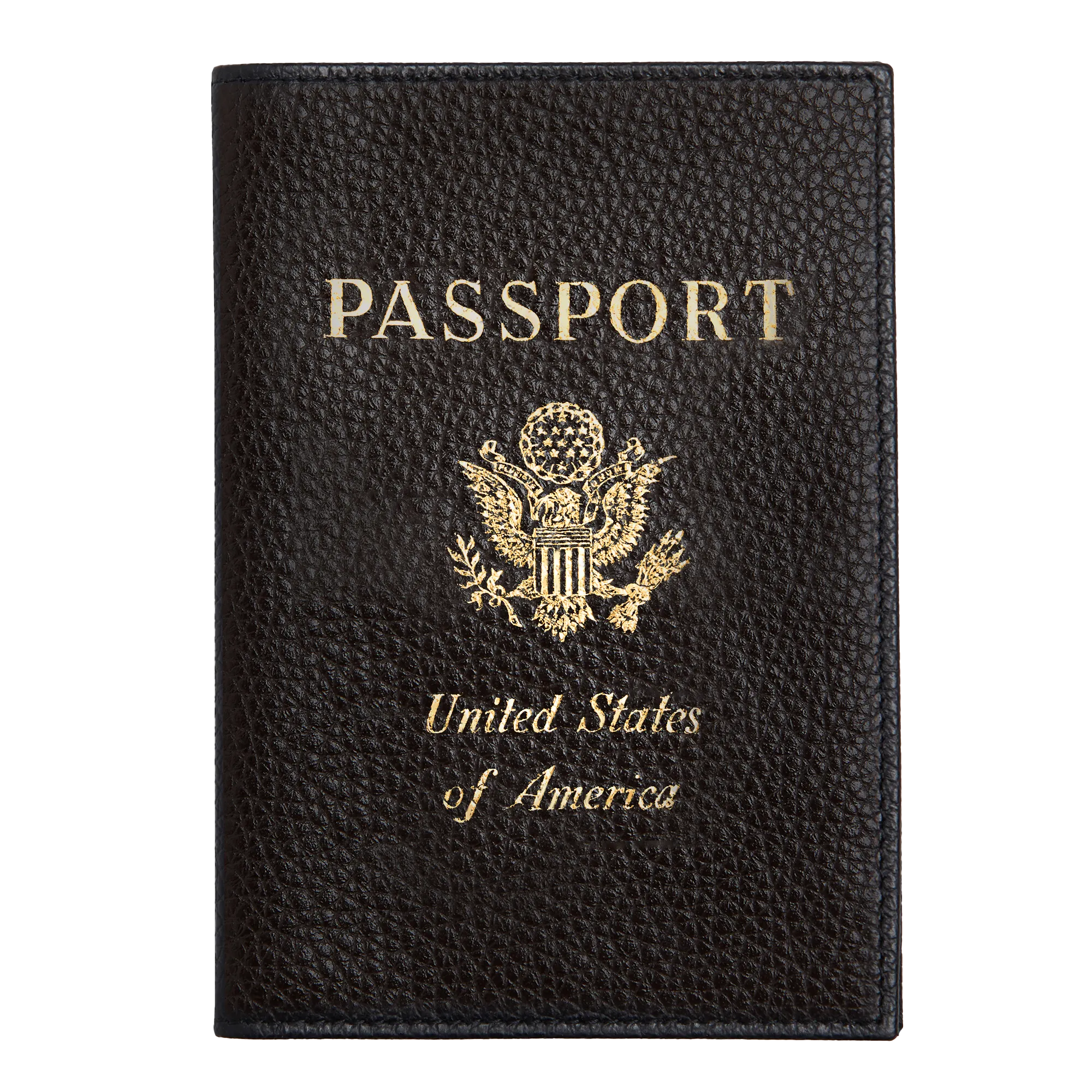 Le Foulonné Passport cover Black - Leather