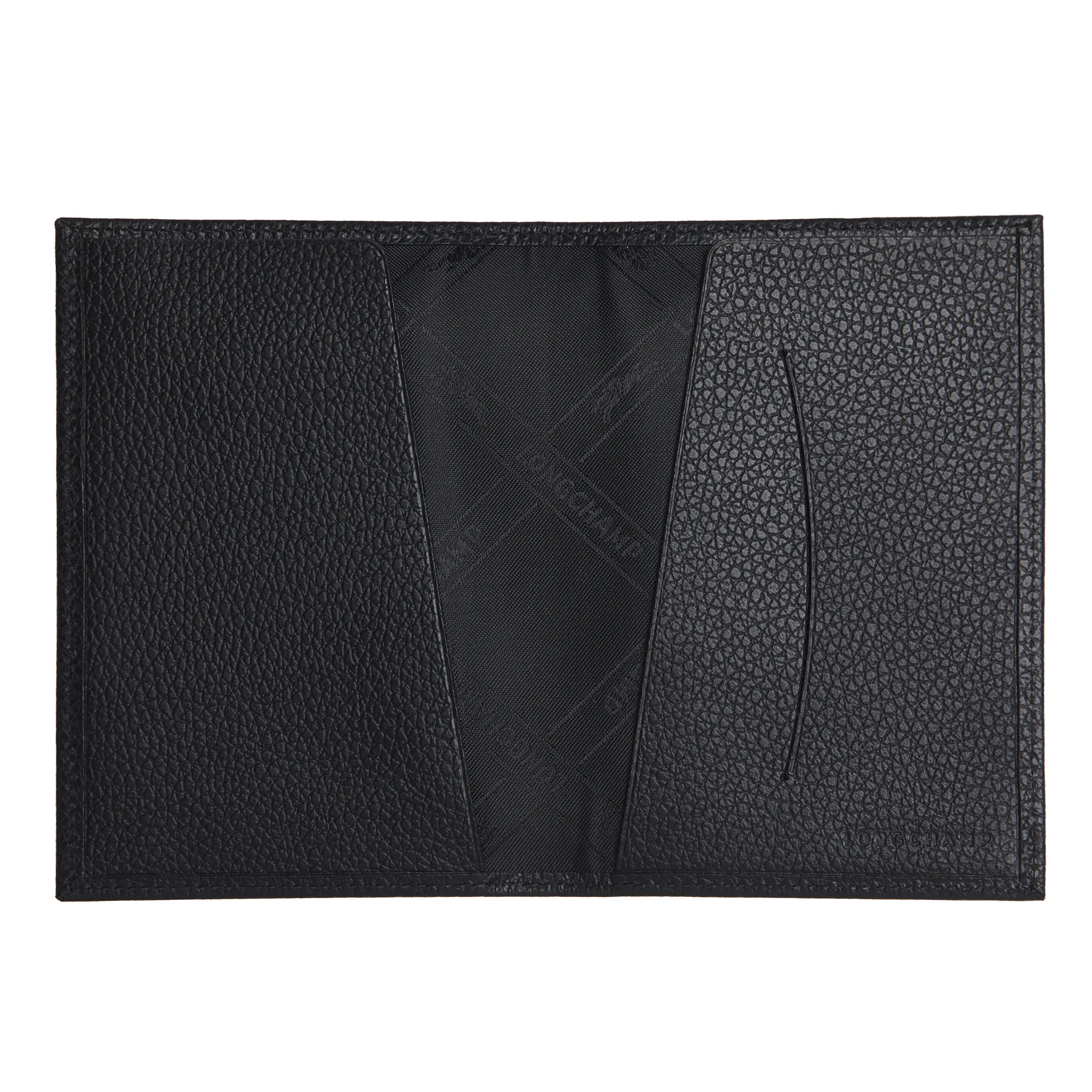 Le Foulonné Passport cover Black - Leather