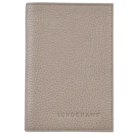 Le Foulonné Passport cover Turtledove - Leather