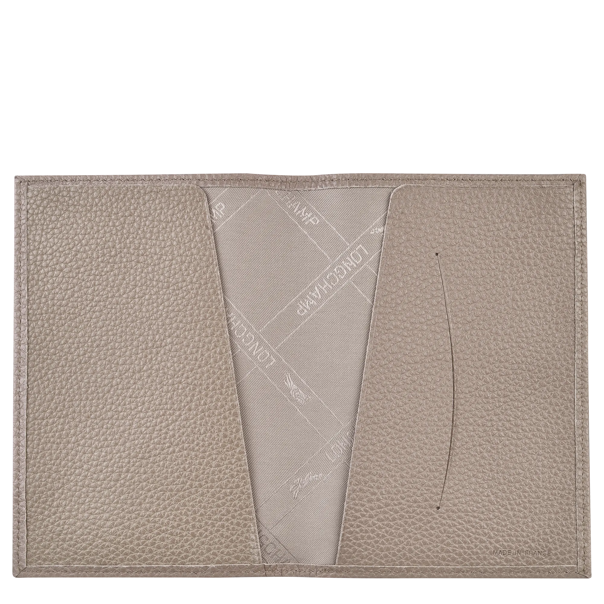 Le Foulonné Passport cover Turtledove - Leather