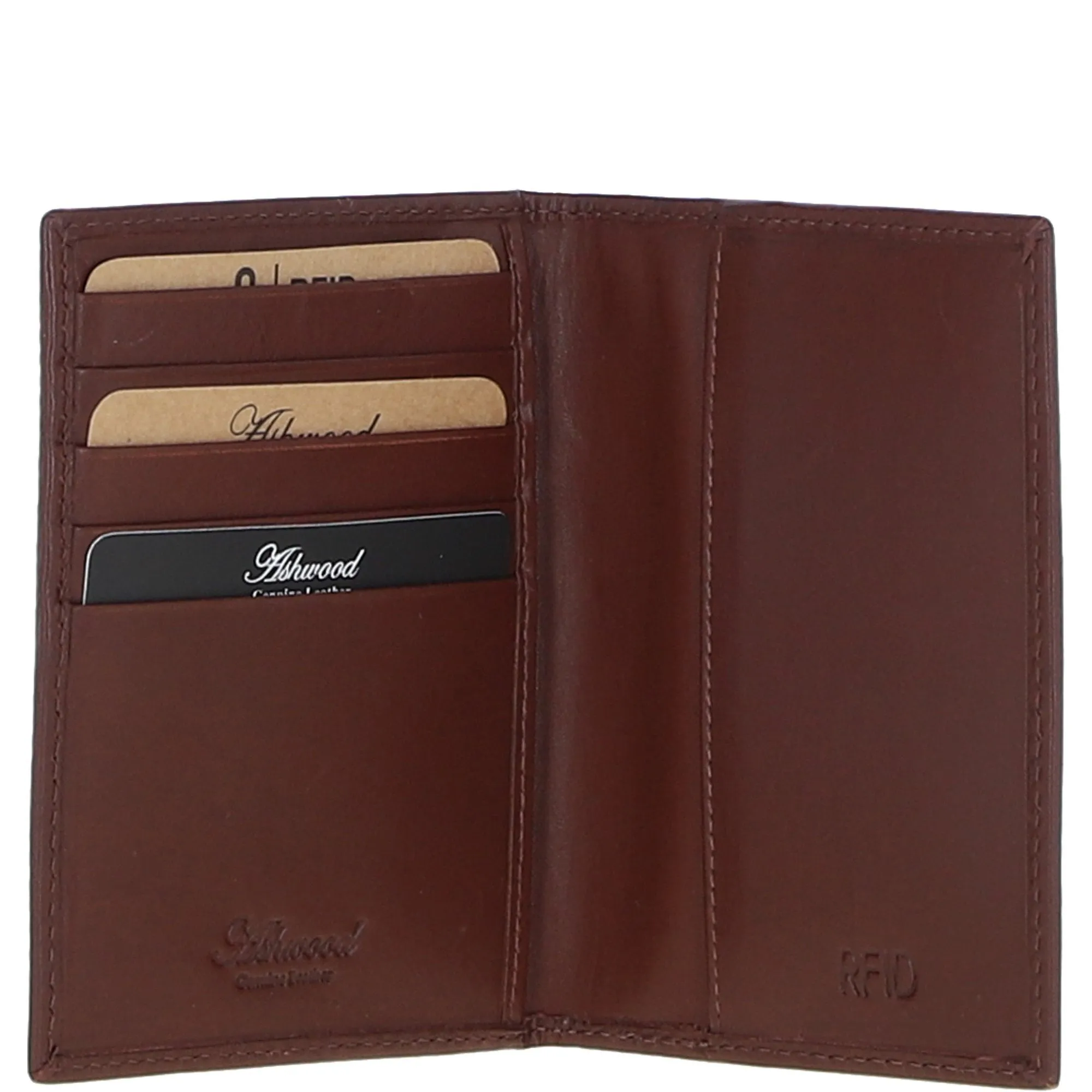 Leather Passport Cover & Card Holder Gift Set Chestnut: GS-1280